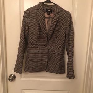 Checkered Multi-Colored Blazer